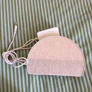 White and Gray Wireless Charger